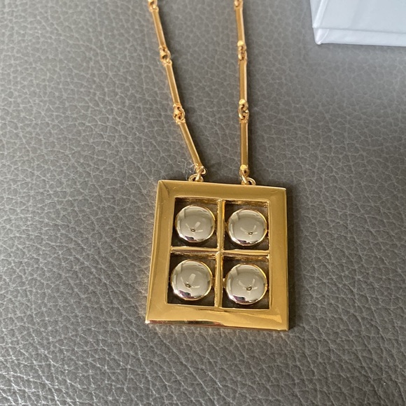 Artistry square Modern Necklace 22” tube chain - Picture 2 of 4